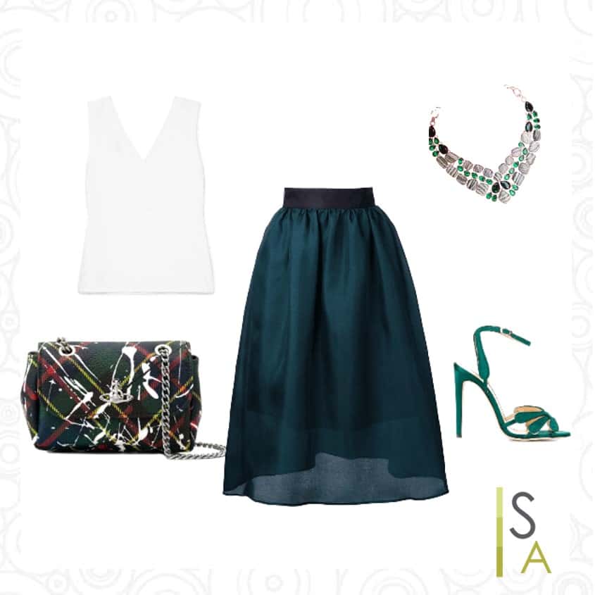 Combinaciòn de estilo romántico usando piedras de estilo natural